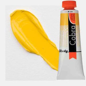 Royal Talens Cobra Study Water Mixable Oil Paint 40ml Permanent Yellow Medium 284