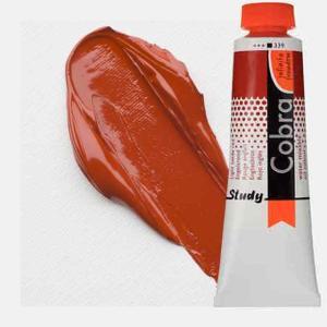Royal Talens Cobra Study Water Mixable Oil Paint 40ml Light Oxide Red - 339