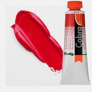 Royal Talens Cobra Study Water Mixable Oil Paint 40ml Pyrrole Red Deep 345