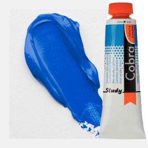 Royal Talens Cobra Study Water Mixable Oil Paint 40ml Cerulean Blue (Phthalo) 535