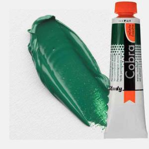 Royal Talens Cobra Study Water Mixable Oil Paint 40ml Permanent Green Deep 618
