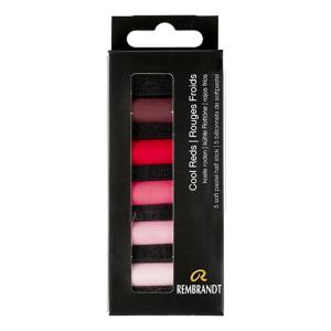 Rembrandt Soft Pastel 5 Half Stick Micro Set- Cool Reds