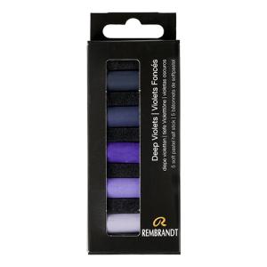 Rembrandt Soft Pastel 5 Half Stick Micro Set- Deep Violets