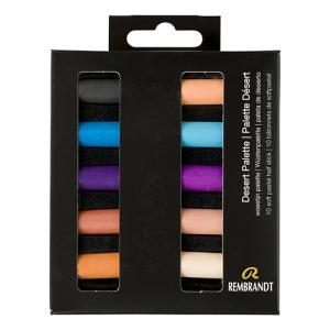Rembrandt Soft Pastel 10 Half Stick Micro Set- Desert Palette