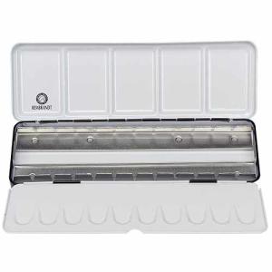 Rembrandt W/C Empty Metal Case- 24 pan