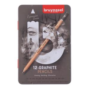 Bruynzeel Expression Graphite Pencil Set 12ct