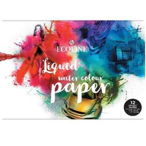 Ecoline Liquid Watercolor Print Paper Pad 11.7" x 16.5" -  A3(12ct Sheets, 110lb)