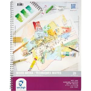 Royal Talens Van Gogh Mix Media Pad 11" x 14" - (20 Sheets, 135lb)