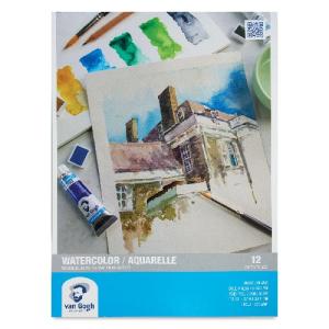 Royal Talens Van Gogh Water Color Paper Pad   11"x15" - White Cold Press (12 Sheets, 140lb)