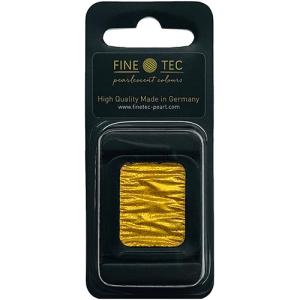 FineTec Pearlescent Watercolor Pan refill- Arabic Gold