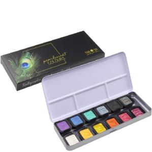 FineTec Pearlescent Watercolor Set - (12 Pack) Rainbow