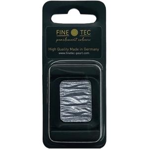 FineTec Pearlescent Watercolour Pan refill- Blue Silver