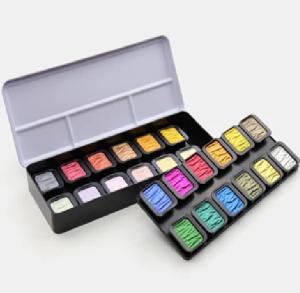 Finetec Artist Mica Watercolor - Pearlescent Set of 24- Four Elements  F7024