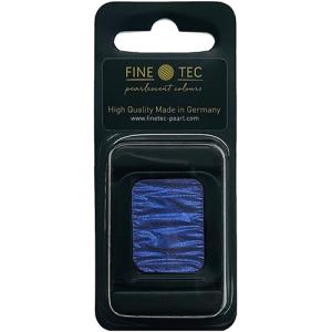 FineTec Pearlescent Watercolour Pan refill- High Chroma Blue