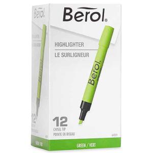 Berol Highlighter - (12 Pack) Green
