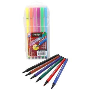 Sargent Bullet Fine Line Marker Set - (12 Pack)