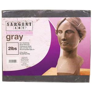 Sargent Non-Hardening Sculpture Clay - (2lbs) Gray