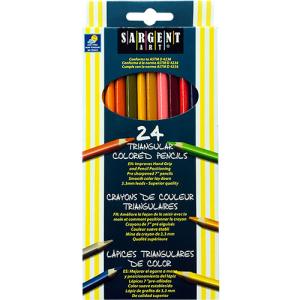 Sargent Triangle Colored Pencils - (24 Pack)