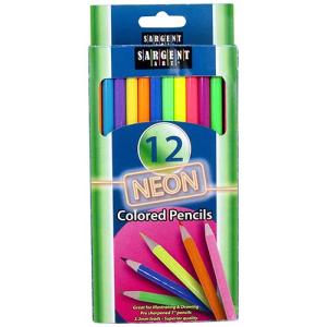 Sargent Colored Pencils - (12 Pack) Neon