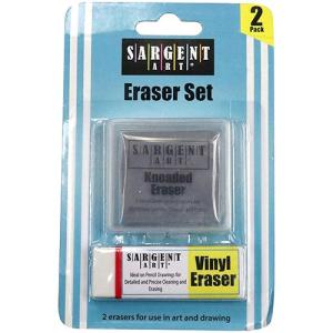 Sargent Kneadable Eraser and Vinyl Eraser Pack - (2 Pieces)