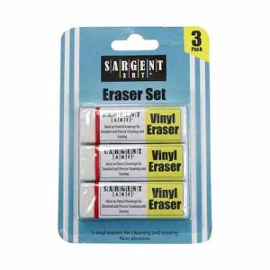 Vinyl Eraser Set- 3pk