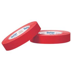 Shurtape General Purpose Colored Masking Tape 1" - Red