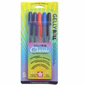 Sakura Gelly Roll Classic Pens -08 Medium Assortment-5pk