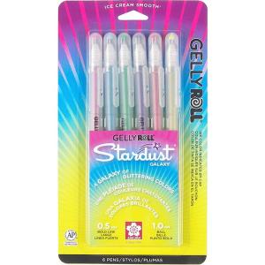 Sakura Gelly Roll Stardust Pens - (6 Pack) Galaxy