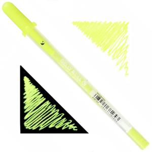Sakura Gelly Roll Moonlight Pen - 10 Bold Line, Fluorescent Yellow