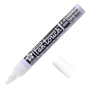 Sakura Pen-Touch Medium Paint Marker - White, 2.0mm 42500