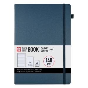 Sakura A4 Notebook - Deep Indigo, 8.3" x 11.7", Ruled  52411