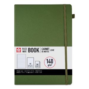 Sakura A4 Notebook - Pine Needle, 8.3" x 11.7", Ruled  52413