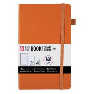 Sakura A5 Notebook - Amber, 5.1" x 8.3", Ruled  52414