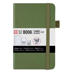 Sakura Pocket Notebook - Pine Needle, 3.5" x 5.5", Ruled  52421