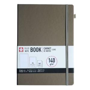 Sakura Notebook - Cinder, 8.3" x 11.7", Ruled  52429