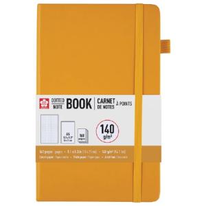 Sakura A5 Notebook Dotted -5.1" x 8.3", Japanese Kerria  52432
