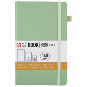 Sakura A5 Notebook Dotted -5.1" x 8.3", Pale Patina  52434