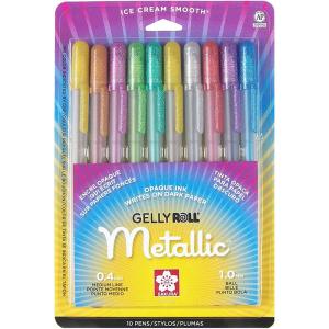 Sakura Gelly Roll Metallic Pens - (10 Pack)
