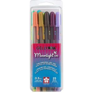 Sakura Gelly Roll Moonlight Pens Box Set - (25 Pack) 06 Fine Line