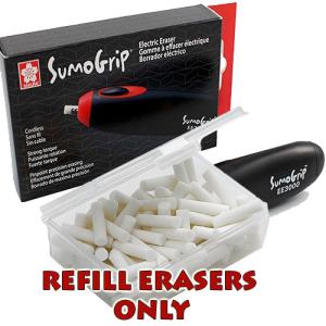 Sakura SumoGrip Electric Refill Erasers 60pk Box