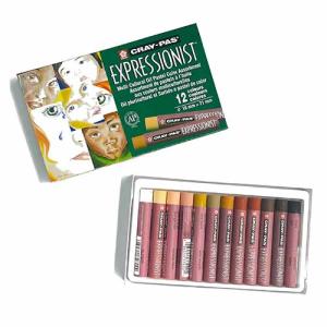 Cray-Pas Expressionist Oil Pastels Multicultural Set- 12pc