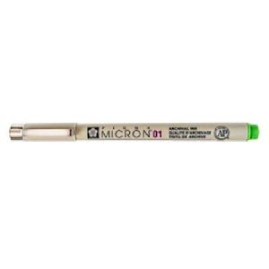 Sakura Pigma Micron Pen - Fresh Green, 01  XSDK01-32