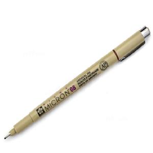 Sakura Pigma Micron Pen - Burgundy, 08