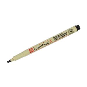 Sakura Pigma Graphic Pen - Black, 3