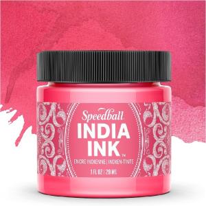 Speedball India Ink 1oz - Pink Tourmaline  003202