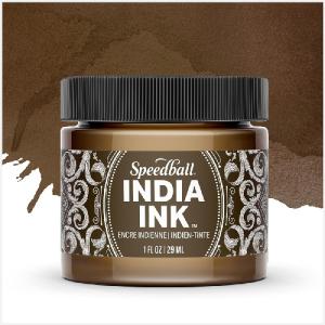 Speedball India Ink 1oz - Sepia  003205