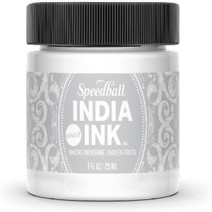 Speedball India Ink 1oz - Satin Opaque White   003211