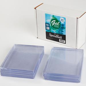 Speedball Gel Printing Plates 5" x 7" (10 count)