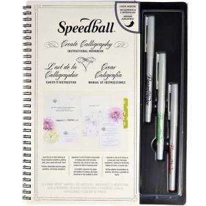 Speedball Elegant Writer Create Calligraphy Instructional Workbook Kit
