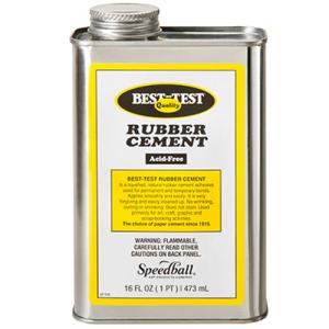 Speedball Best Test Rubber Cement (16oz) **** IN STORE PICK UP & LOCAL DELIVERY ONLY